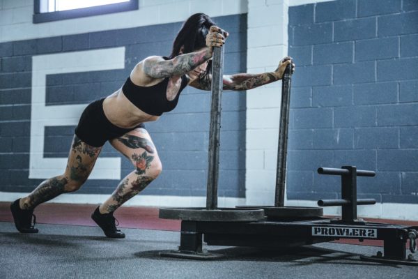 Woman working out